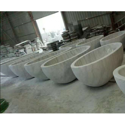 Chinese white marble bath tub